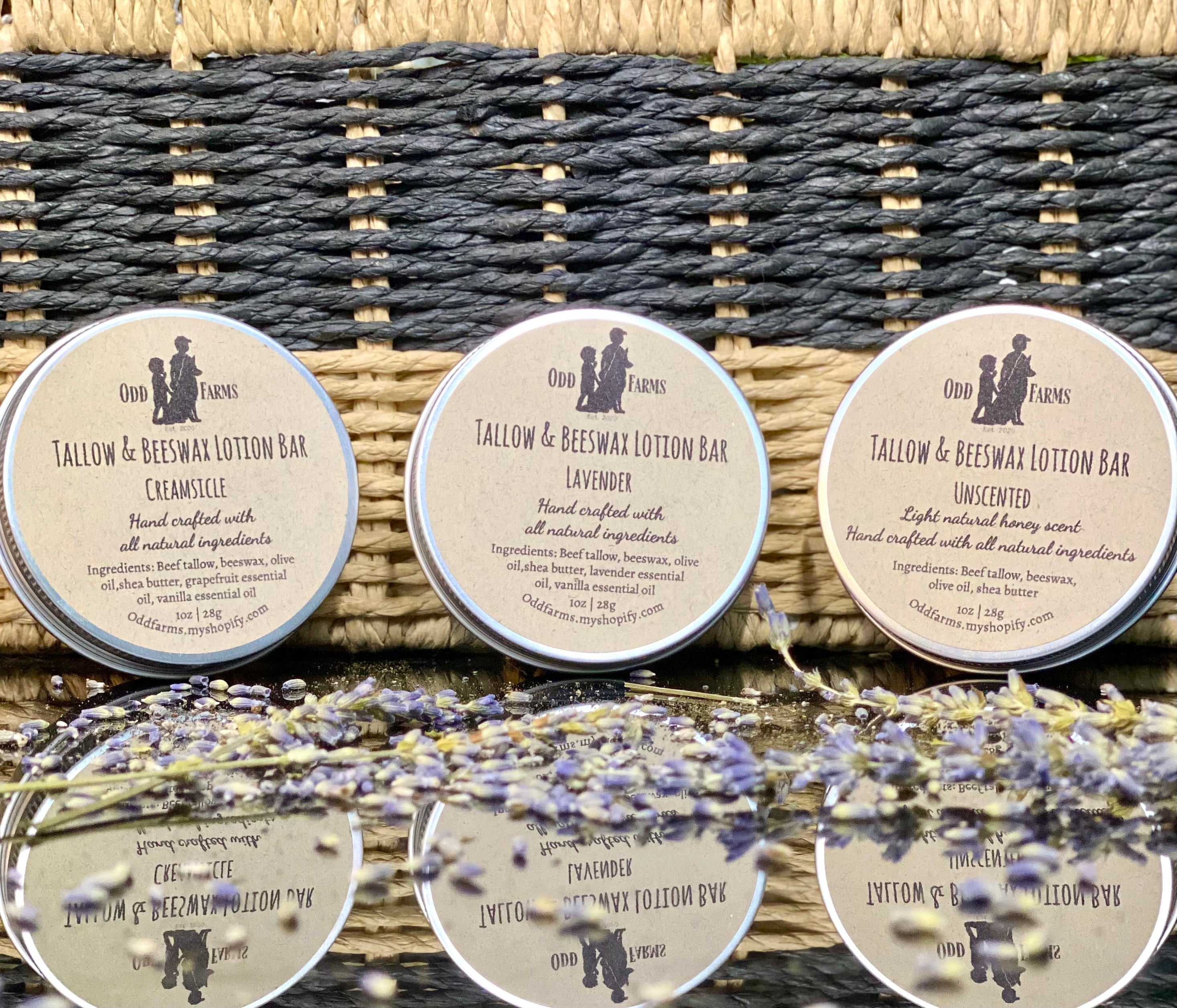 Tallow and Beeswax Lotion Bar
